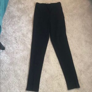 Fashion Nova Black Stretch Tapered Pants